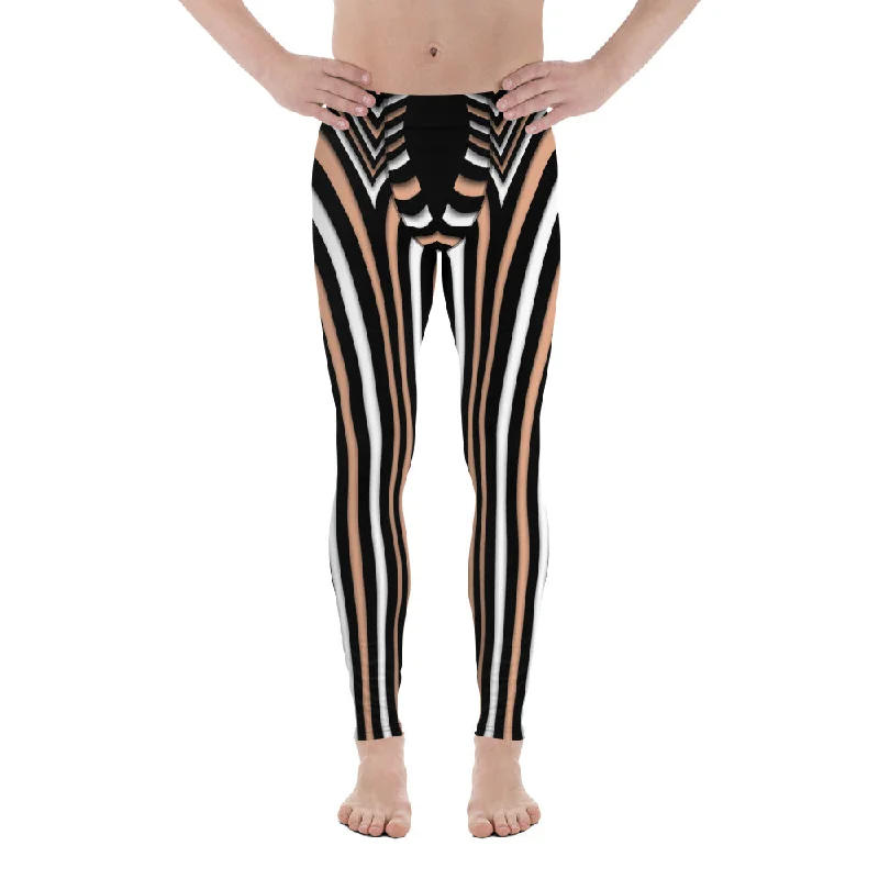 Heart Shaped Illusion Men's Leggings Refined Women's Velvet