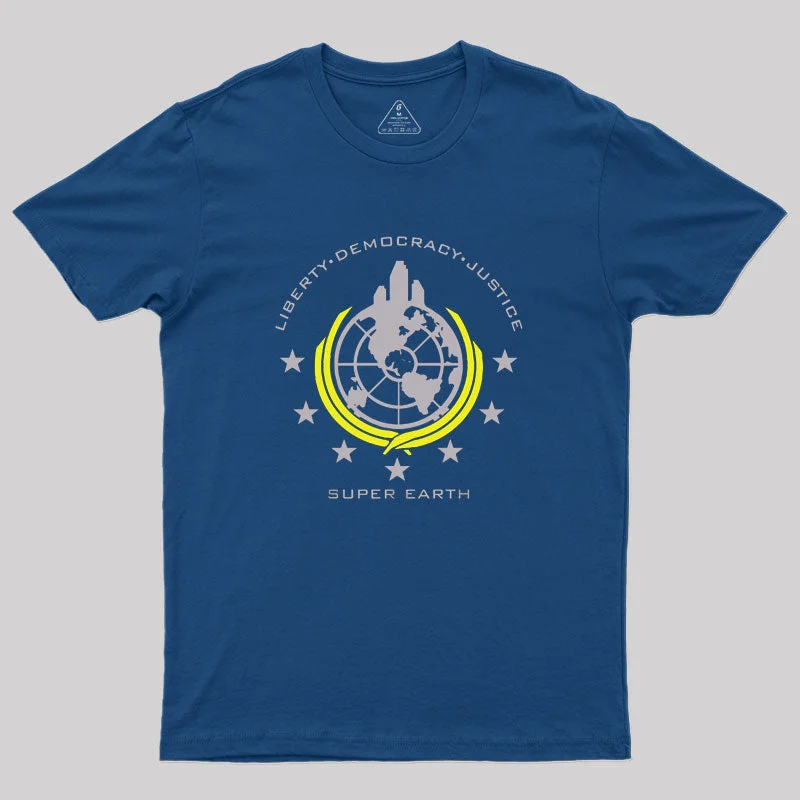 Super Earth Helldivers Geek T-Shirt Classic Women's Tweed