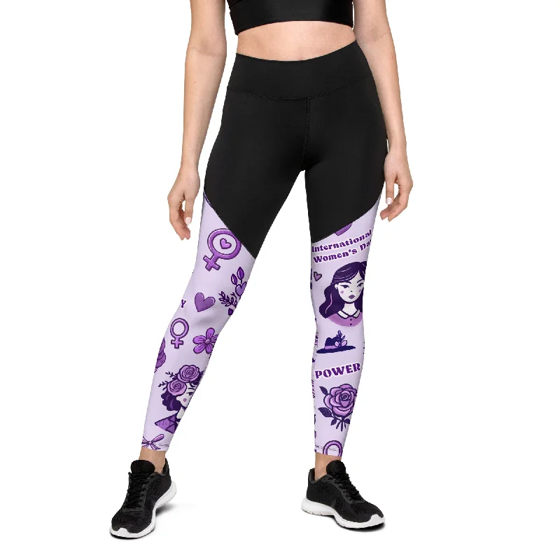 Empowered Women Compression Leggings Tough Women's Military - inspired