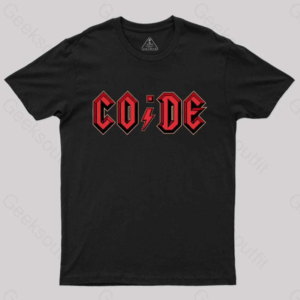Rock and Code T-Shirt Casual Women's Japanese 