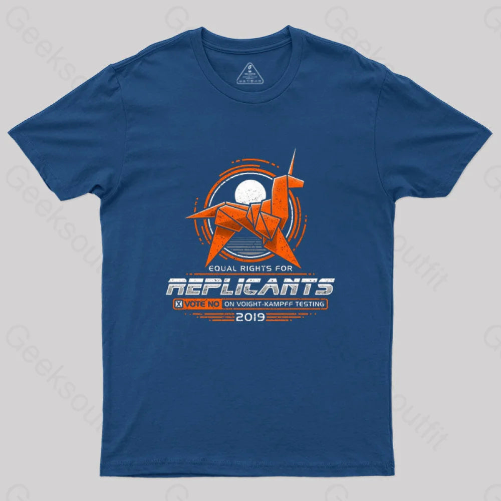 Equal Rights For Replicants T-Shirt Vintage Women's 1970S 
