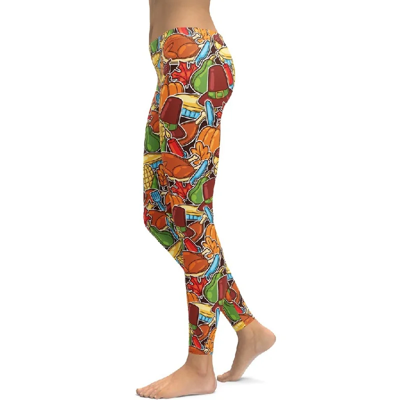 Thanksgiving Celebration Leggings Adventure
