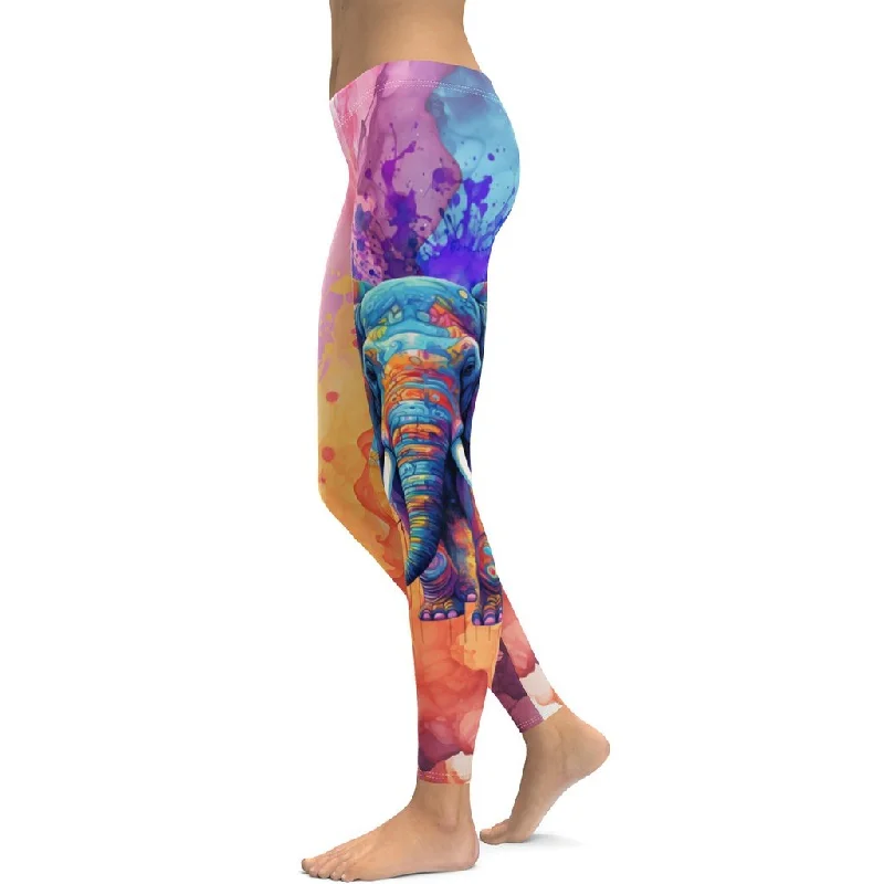 Elephant Leggings Refined Women's Classic 