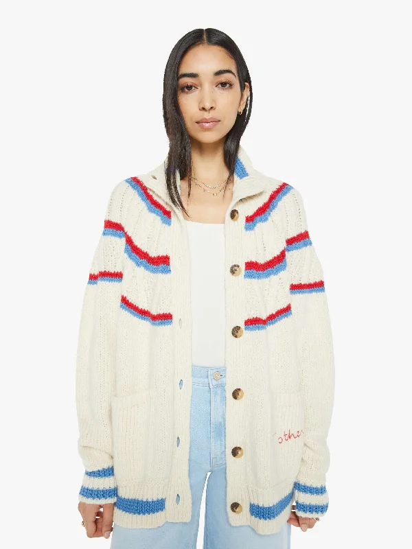 The Mock Neck Button Cardigan - Say That Again Sustainable Organic