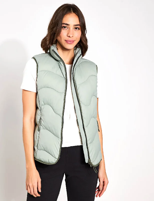 Stormwear Quilted Puffer Gilet - Light Verdigris Sporty Women's Tennis