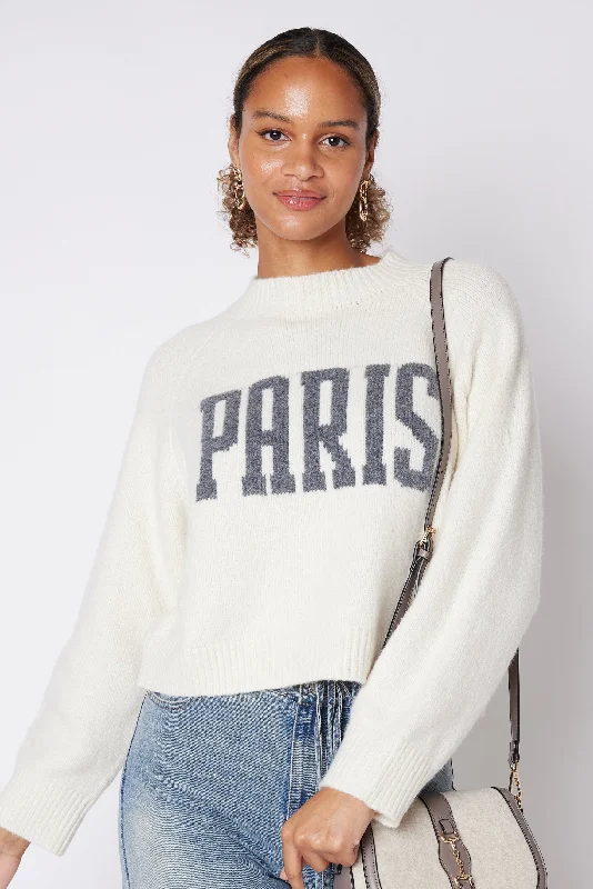 Brogan Letter Front Sweater Disco