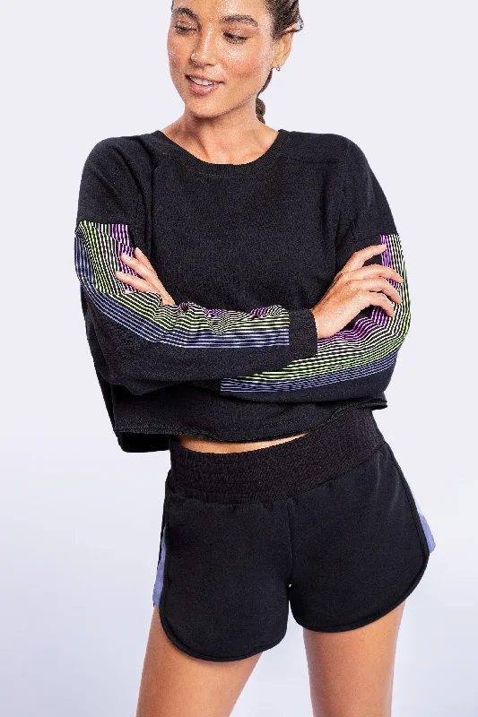 Movement Color Swearshirt Youthful Women's Pop