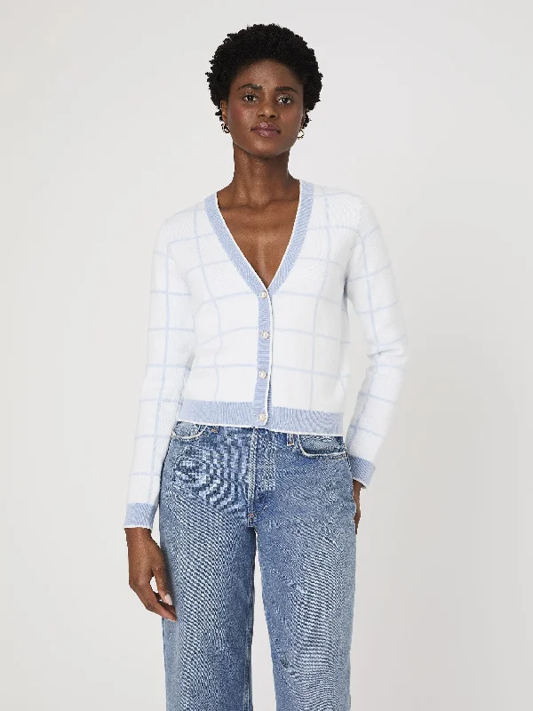 Check Cardigan Practical Women's Multi - 