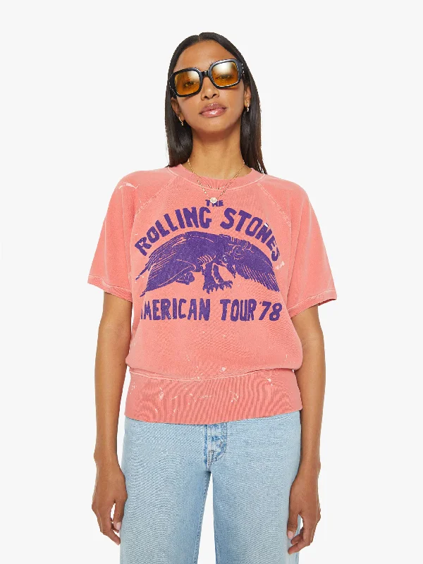 MadeWorn Rolling Stones S/S Sweatshirt - Cherry Confident Women's Power