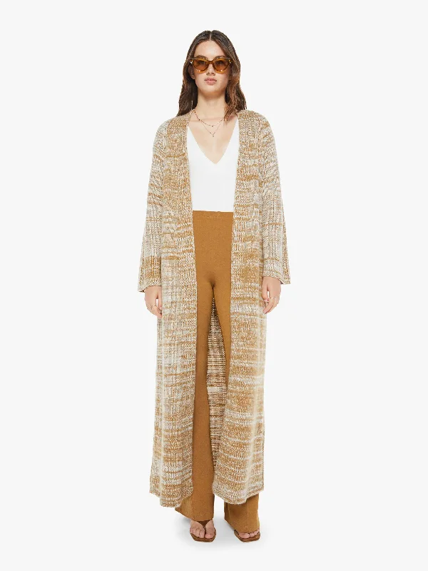 SABLYN Mercedes Drama Duster W/ Rib - Gold Horchata Sporty Women's Athleisure 