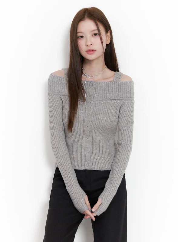 Off Shoulder Knit Sweater OD418 purpose