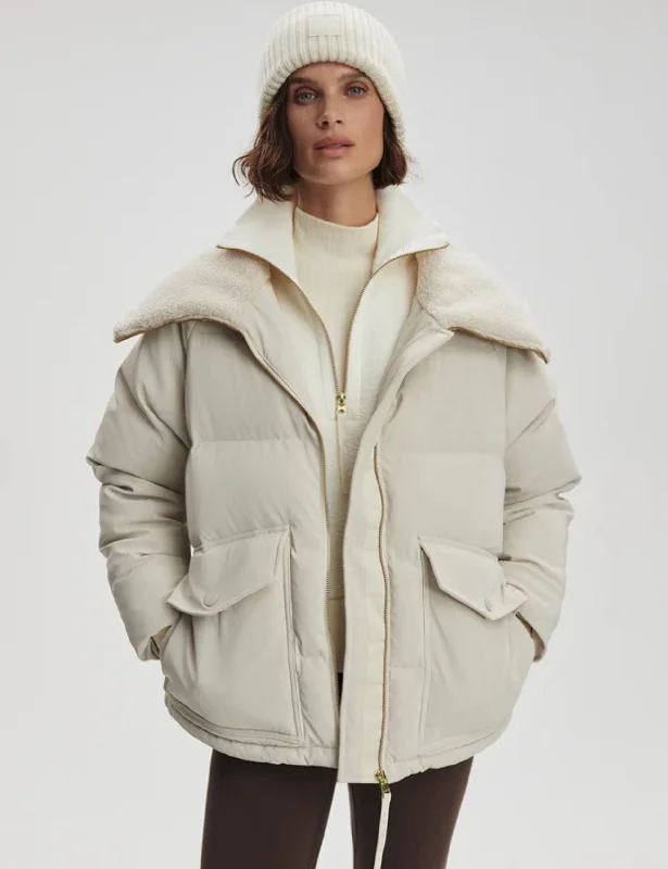 Roseville Down Jacket - Fog Monochromatic All - in - one