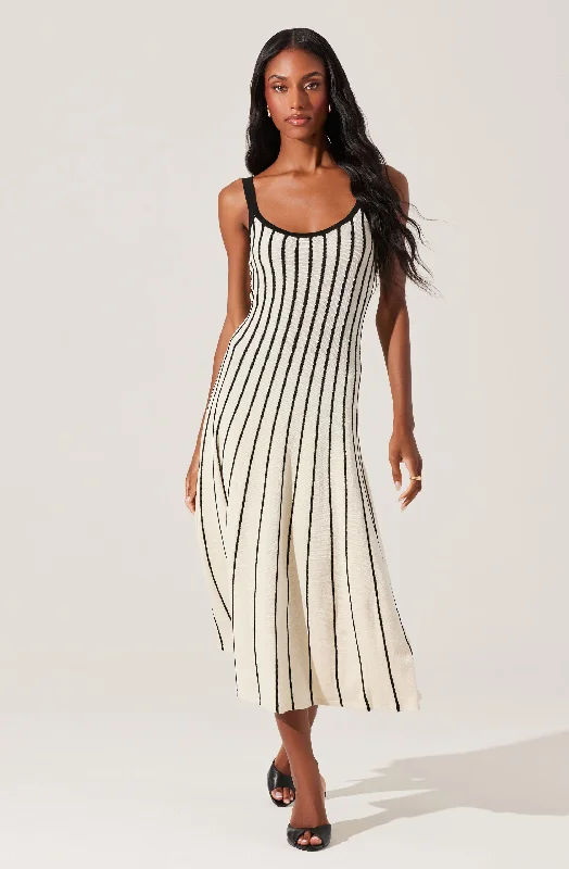 Irecia Stripe Sweater Midi Dress purpose