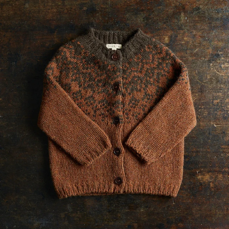 Fauna Cardigan - Lambswool - Sienna Hip Women's Retro