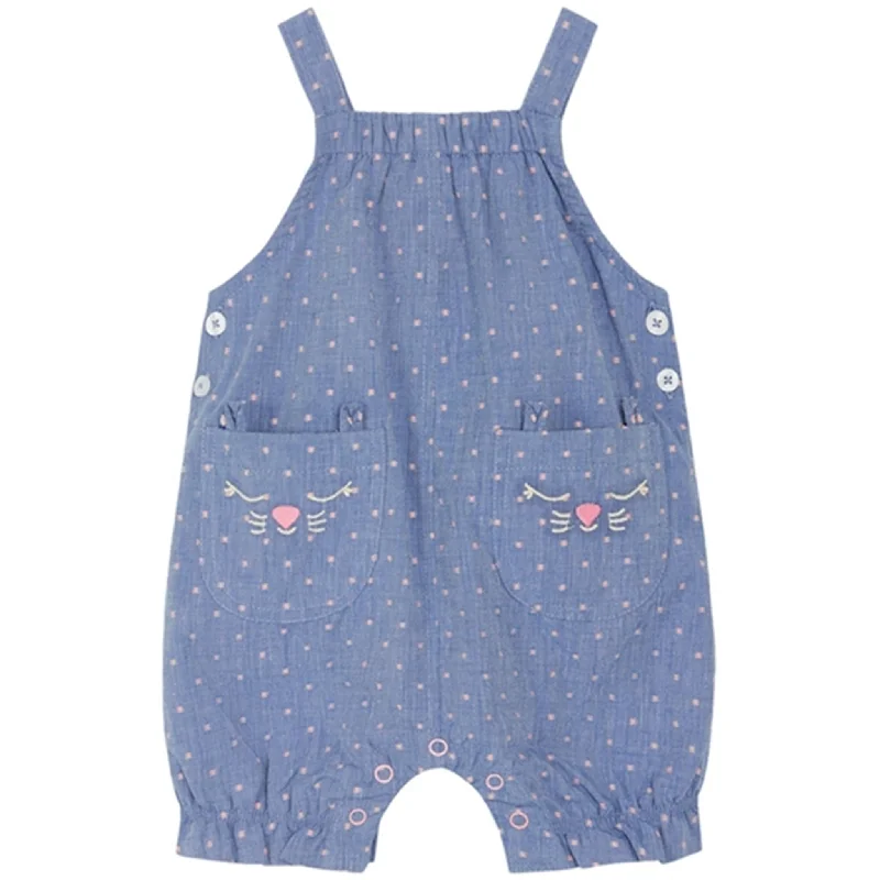 Hust & Claire Baby Blues Halline Overalls Cool Women's Distressed