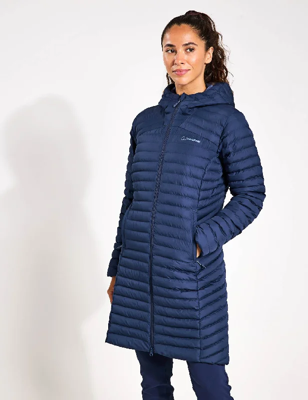 Nula Micro Jacket Long - Dusk Refined Women's Velvet