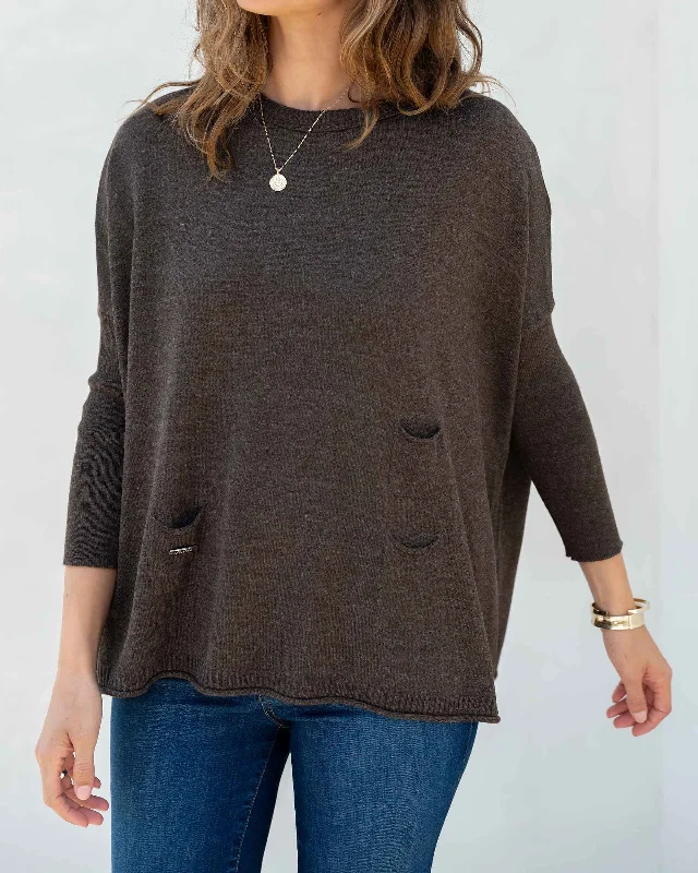 Mersea Catalina Crewneck Sweater Earthy Women's 