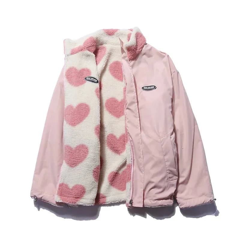 Hazel™ Heart Winter Jacket Casual Women's Loose - fitting
