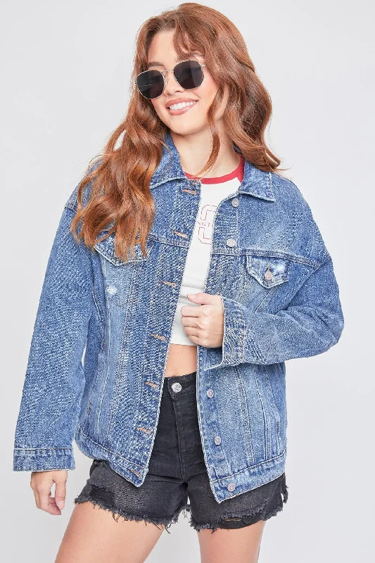 Women's Oversized Denim Jacket Street
