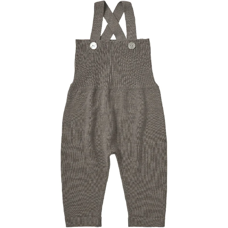 FUB Hazel Melange Baby High Waist Overalls Monochromatic All - in - one