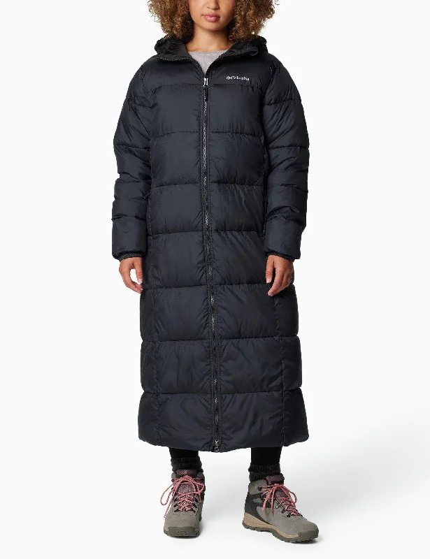 Pike Lake III Long Puffer Jacket - Black Cashmere