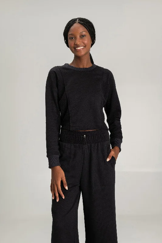 Urban Way Cropped Maxi Blouse Relaxed Women's Beachy
