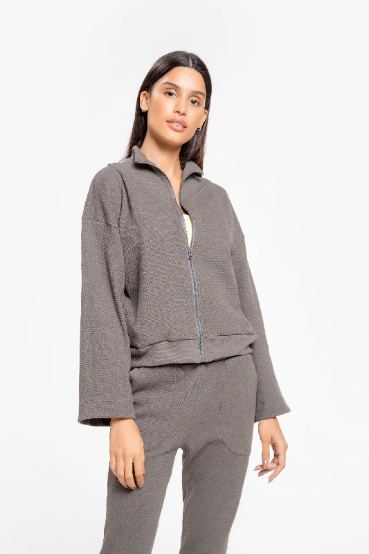 Relaxing Zip Jacket Laid - back Women's Vibe