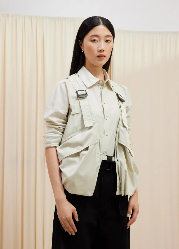 MULTI-POCKET GILET Elegant Women's Formal 