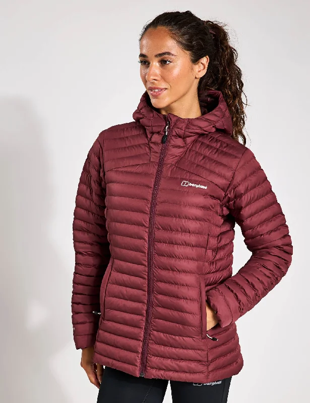 Nula Micro Jacket - Garnet Sophisticated Women's 