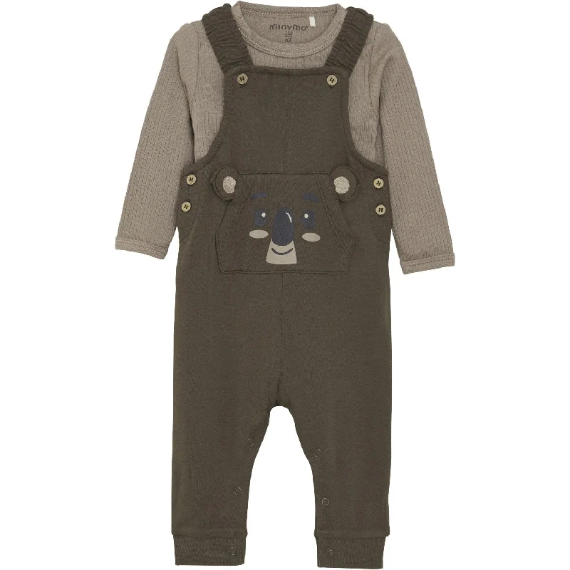 Minymo Canteen Overall Set 2-Piece Minimalist Women's Casual