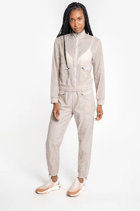 Nylon Effect Jacket Streetwear Style for 