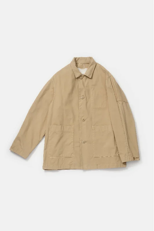 THE MECHANIC JACKET / WORK TWILL SAND Australian Beach