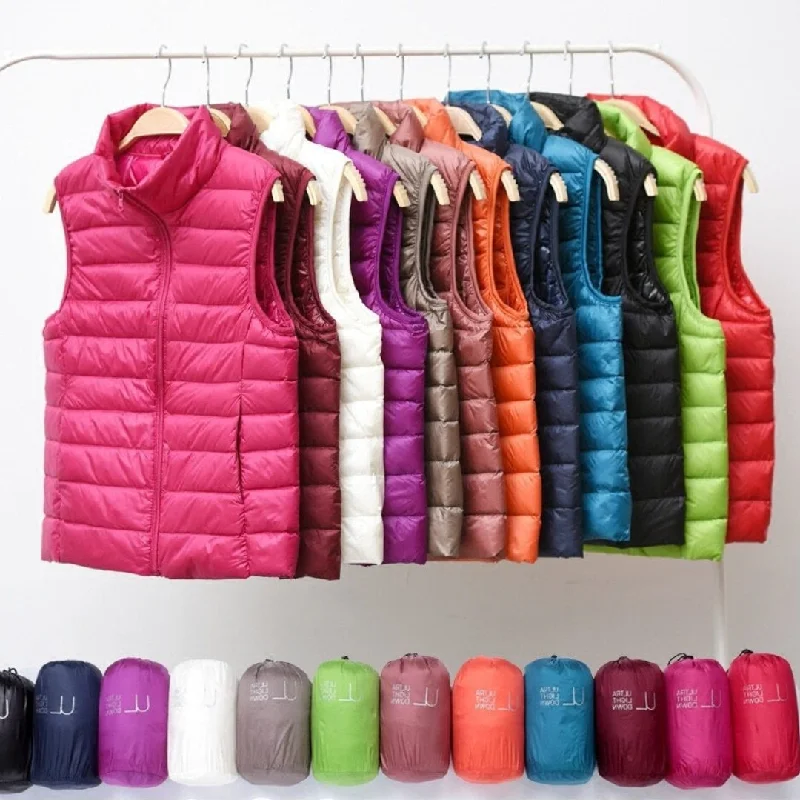Monica™ Ultralight Puffer Vest Luxurious Women's High -  end