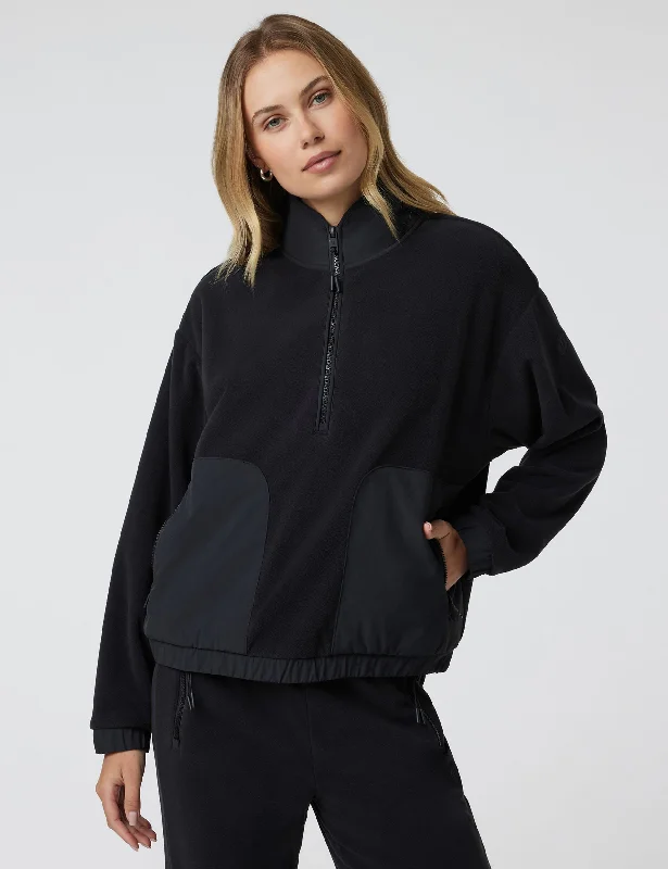 Aspen Half Zip - Black Business