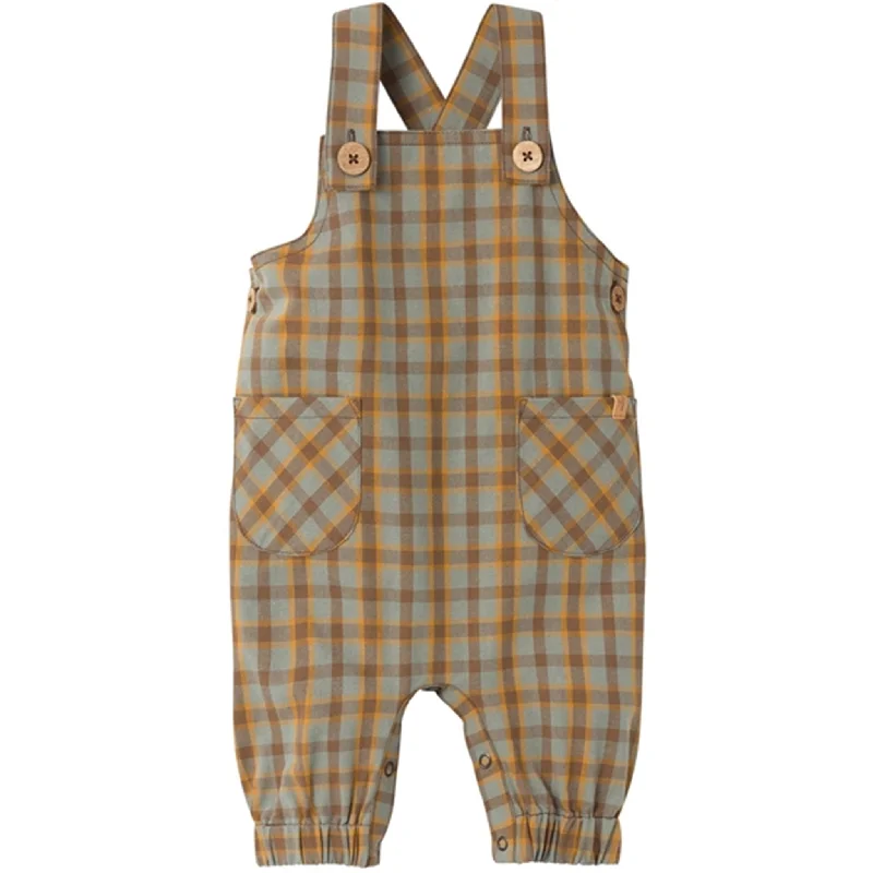 Lil'Atelier Agave Green Teo Loose Overall Unique Women's Upcycled