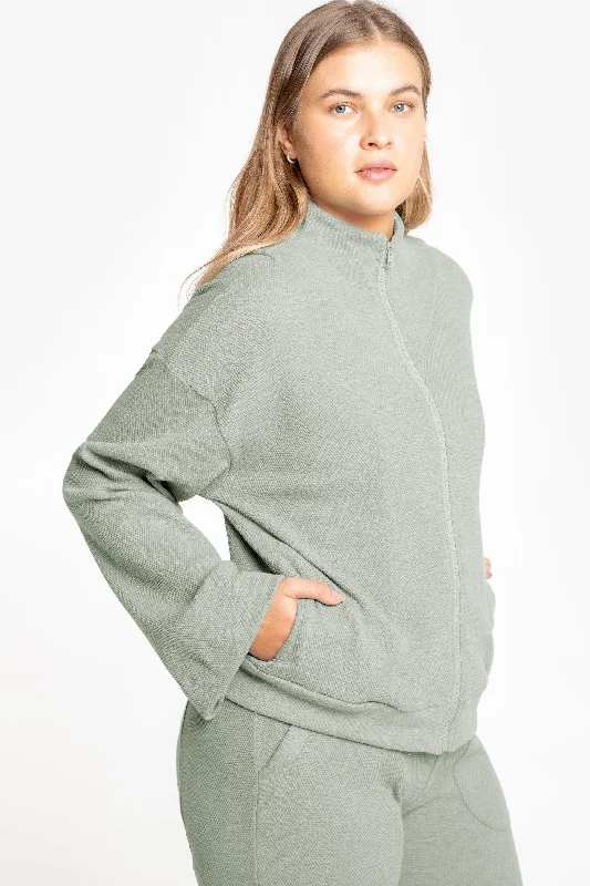Relaxing Zip Jacket Street