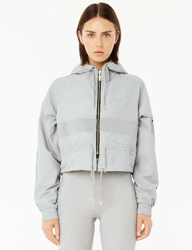 CROPPED MAN DOWN JACKET-HIGH RISE GRYM Trendy Women's 