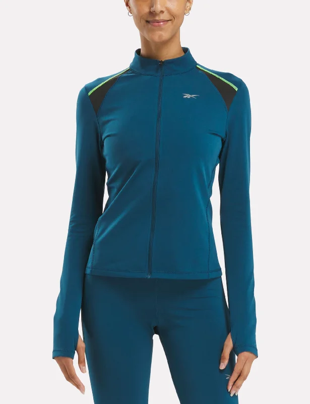 Running Warming Jacket - Escape Blue Modern Women's 