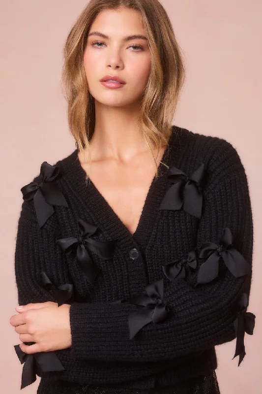 Ashtan Cardigan - BLACK Geometric