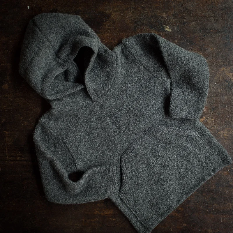 Baby & Kids Merino Wool Crepe Hoodie - Slate Dapper Women's 1920S