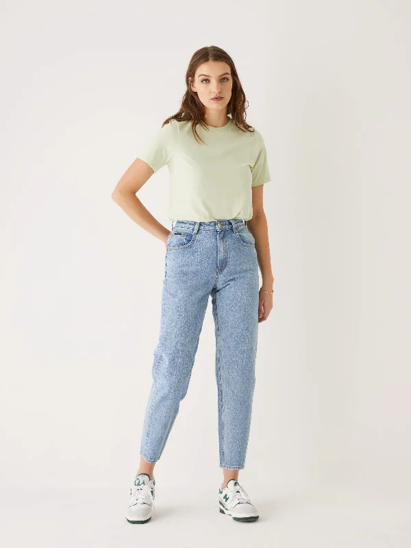 The Linda High Rise Balloon Fit Jean in Blue Gym