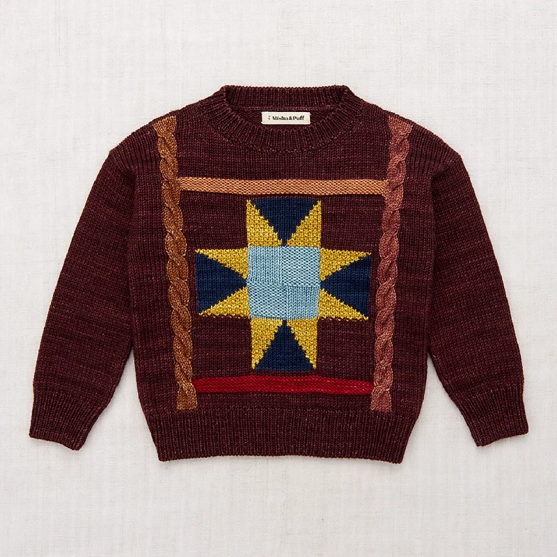 Merino Wool Nova Quilt Pullover - Fig performance