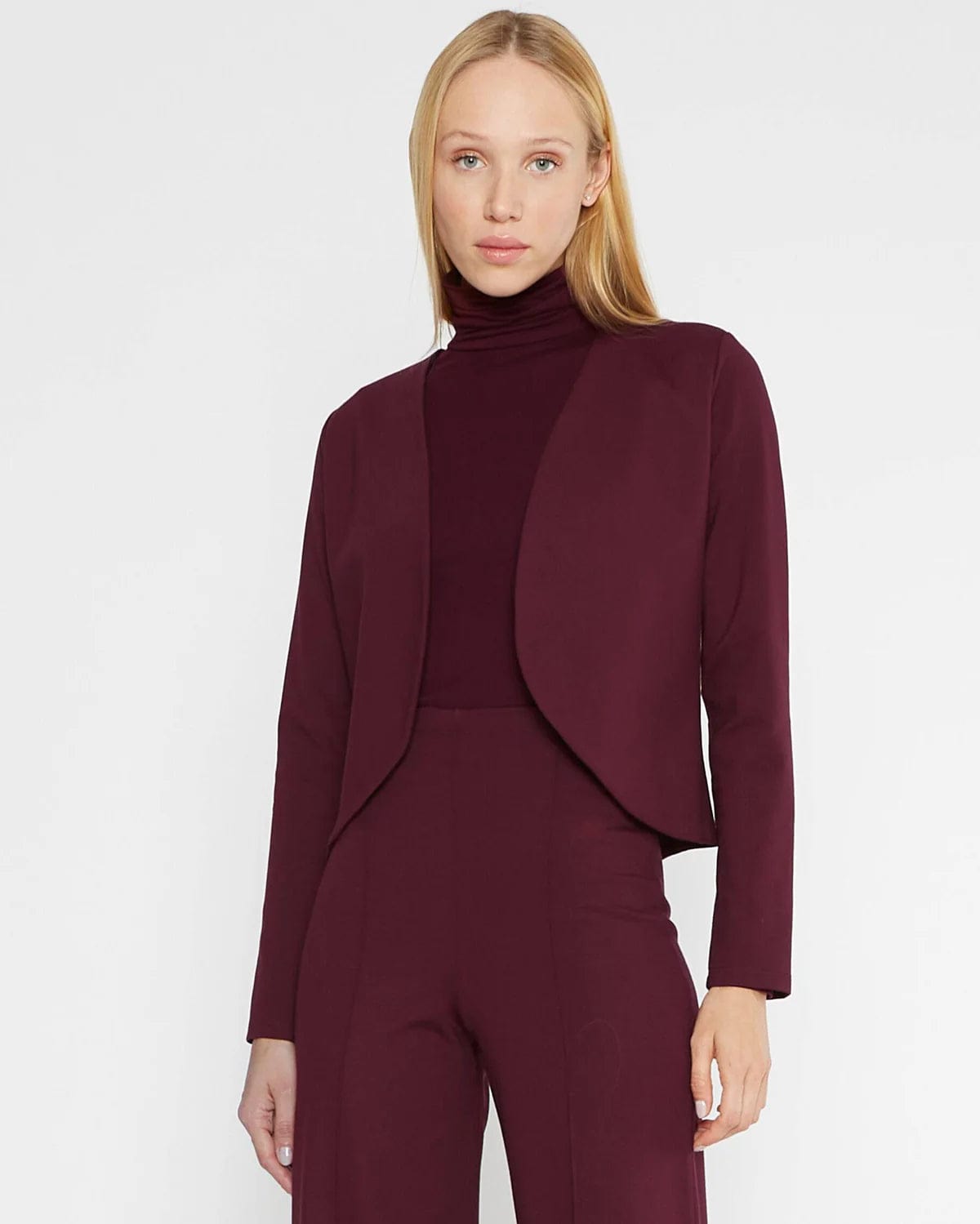 Ripley Rader Ponte Knit Bolero Monochromatic Office Style