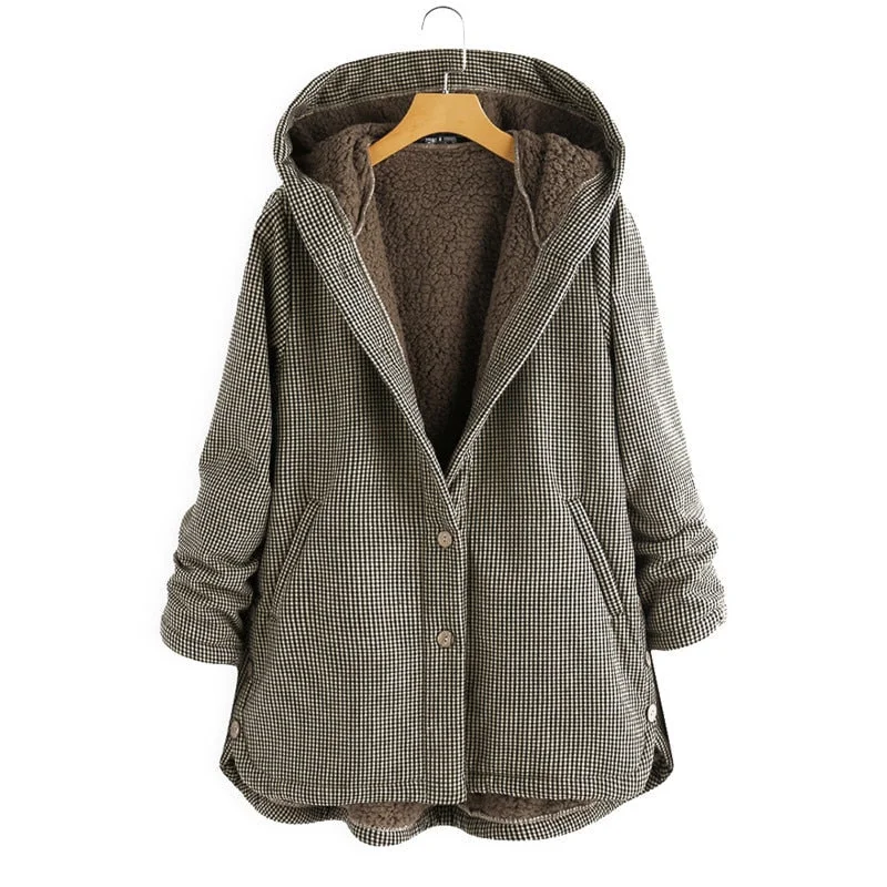 Evelyn™ Comfortable Hooded Jacket Luxurious Women's High -  end
