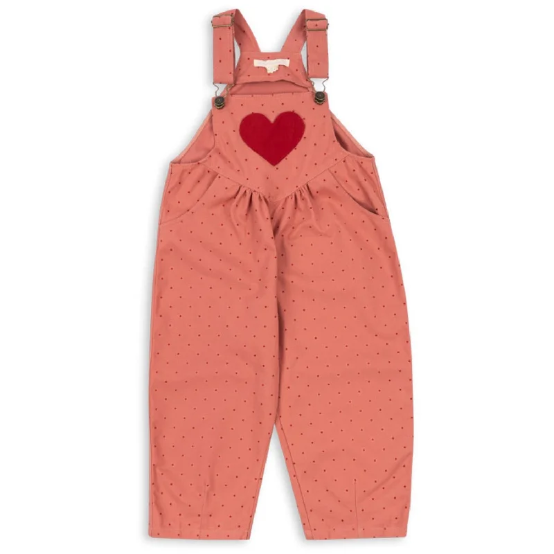 Konges Sløjd MahAndany Dot Nola Heart Overalls GOTS Cashmere