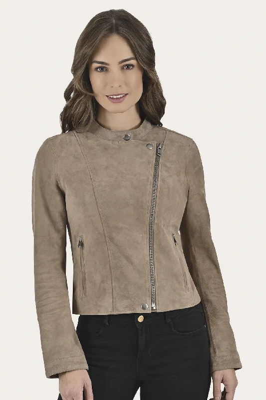 Versatile Biker-racer Leather Jacket Country