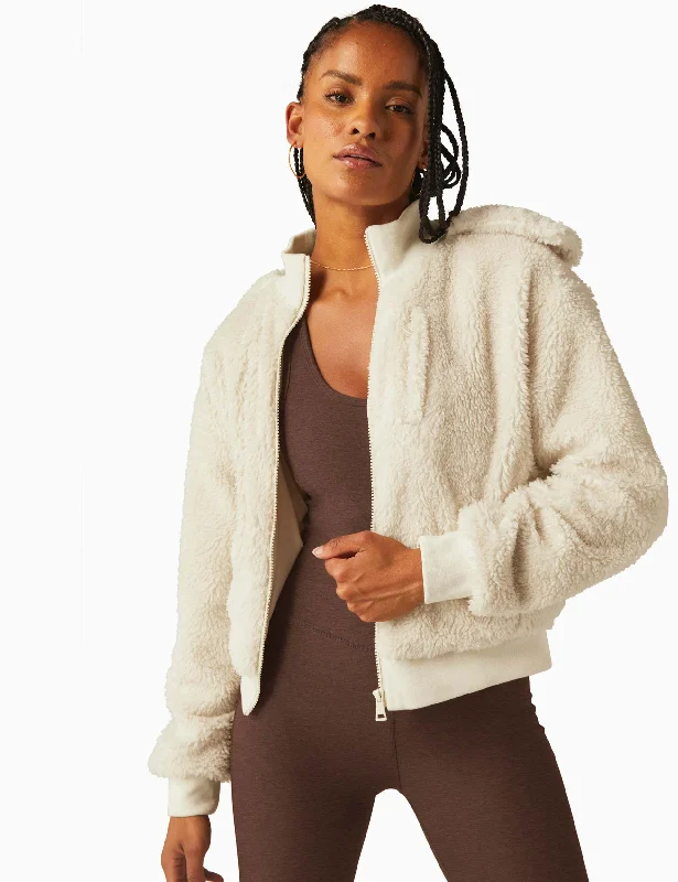 Adventure Jacket - Ivory Artistic Women's Hand - painted