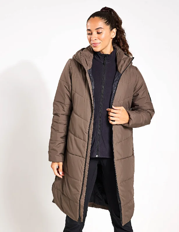 Deutzer Coat - Cold Coffee Laid - back Women's Style