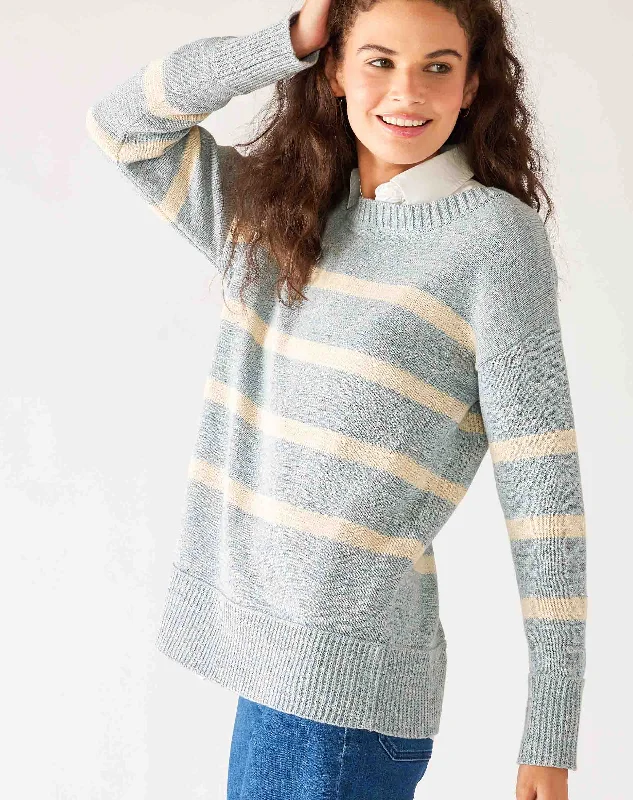 Mersea Seaside Boatneck Sweater Practical Women's Quick - dry