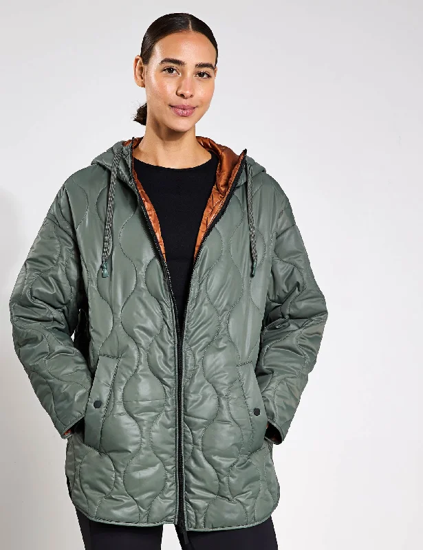 Ashley Jacket - Hunter/Gingerbread Dynamic Women's High - energy
